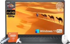 Dell Inspiron 15 3535 Touchscreen Laptop for Business, 15.6" FHD LED-Backlit Display, AMD Ryzen 7 7730U, 64 GB RAM, 2 TB SSD, AMD Radeon Graphics, 128...