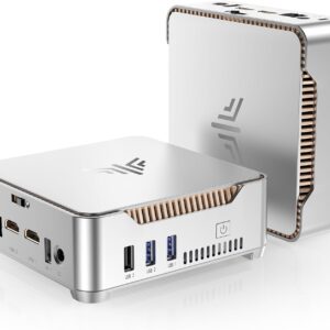 KAMRUI GK3 Plus Mini PC 16GB RAM 512GB M.2 SSD, Intel 12th Alder Lake N95 (up to 3.4GHz) Micro PC, 2.5''SSD, Gigabit Ethernet, 4K UHD, WiFi, BT, VESA/Home/Business Mini Desktop Computer