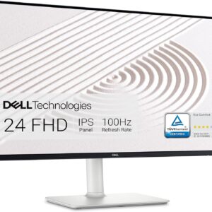 Dell S2425HS Monitor - 23.8 Inch, FHD (1920x1080) Display, 100Hz Refresh Rate 1500:1 Contrast Ratio, TÜV Rheinland Eye Comfort 4 Star