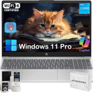 HP Flagship 15.6-inch Touchscreen Laptop Computer - Intel 13th Gen Core i3