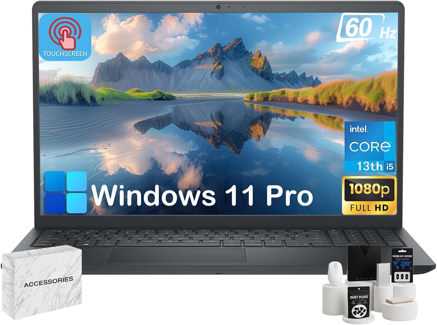 Dell Inspiron 15 3530 Touchscreen Laptop Computer for Business & Student, 64GB RAM, 2TB SSD, Win 11 Pro