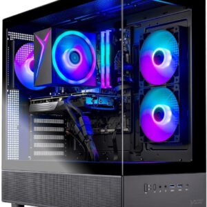 Skytech Gaming Azure 3 Desktop PC, Intel i5 14400F 2.5 GHz (4.7GHz), NVIDIA RTX 5060, 1TB NVMe SSD, 32GB DDR5 RAM 5200 RGB, 650W Gold PSU, Wi-Fi, Win 11