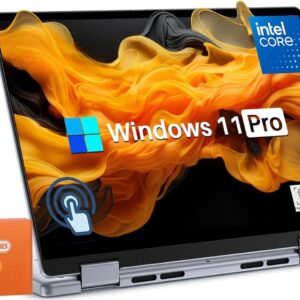 Dell 2-in-1 Laptop, Intel Core 7 150U CPU, Copilot-AI, 14" FHD+ Touchscreen, 32GB DDR5 RAM, 1TB SSD, Intel Graphics, Fingerprint, Long Battery Life