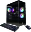 CyberPowerPC Gamer Master Gaming PC, AMD Ryzen 5 5500 3.6GHz, Radeon RX 6400 4GB, 16GB DDR4, 500GB PCIe Gen4 SSD, WiFi Ready & Windows 11 Home (GMA3100A)