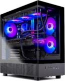 Skytech Gaming Azure 3 Desktop PC, Ryzen 7 7700X 4.5 GHz (5.4GHz), NVIDIA RTX 5070 12GB, 1TB Gen4 NVMe SSD, 32GB DDR5 RAM 6000 RGB, 850W Gold ATX 3 PSU, 360mm ARGB AIO, Wi-Fi, Win 11