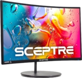 Sceptre Curved 24-inch Gaming Monitor 1080p R1500 98% sRGB HDMI x2 VGA Built-in Speakers, VESA Wall Mount Machine Black (C248W-1920RN Series)