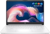HP 16GB RAM Laptop with Free Microsoft 365 | 1.2TB Storage (256GB Hard Drive and 1TB Cloud) | Intel 4-Core | Windows 11 | Lightweight Design | Slim & Powerful | No Earbuds