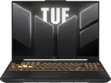 ASUS TUF Gaming F16 Gaming Laptop, 16” FHD+ 144Hz IPS-Level 16:10 Display, Intel® Core™ 5 210H, NVIDIA® GeForce RTX™ 4050, 16GB DDR5, 512GB PCIe Gen4 SSD, Wi-Fi 6, Win11 Home, FX607VU-SS53